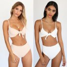 Sexy Women Bikini Girl Fashion Bandage Swimwear Spaghetti Straps Swimsuits High Waist Beachwear