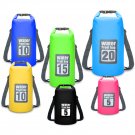 7 Plain Colors Summer Beach Backpack 20L Travel Waterproof Bucket