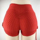 Solid Color Lady Exercise Trunks Sexy Fitness Shorts High Waist Yoga Outfits