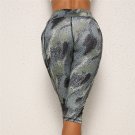Sexy Yoga Outfits Digital Printing Lady Exercise Pants High Waist Activewear