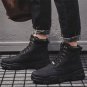 Fashion Men Martin Boots Casual Shoes Autumn Hip-pop Ankle Boots