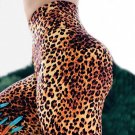 Leopard Printed Exercise Capris Fashion Sport Wear Women Cheetah Print Fitness Pant