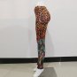 Leopard Printed Exercise Capris Fashion Sport Wear Women Cheetah Print Fitness Pant