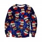 Animal Print Hoodies Unisex Christmas Sweatshirt Fashion Xmas Cat Street Wear