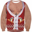 Primitive Sweatshirt Unisex Fashion Xmas Holiday T-shirt Women Christmas Digital Print Hoodies