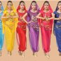 Light Blue Women Raqs Sharqi Costume Middle Eastern Arab Girl Burka Halloween Belly Dance Uniform