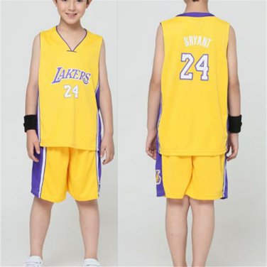 Los Angeles Lakers Black Mamba Basketball Uniform #8 Teenager #24 Kobe Bryant LA Lakers Clothing