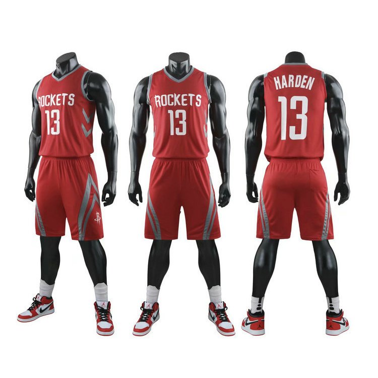 Adult James Harden Basketball Uniform Westbrook Sport Wear Houston ...