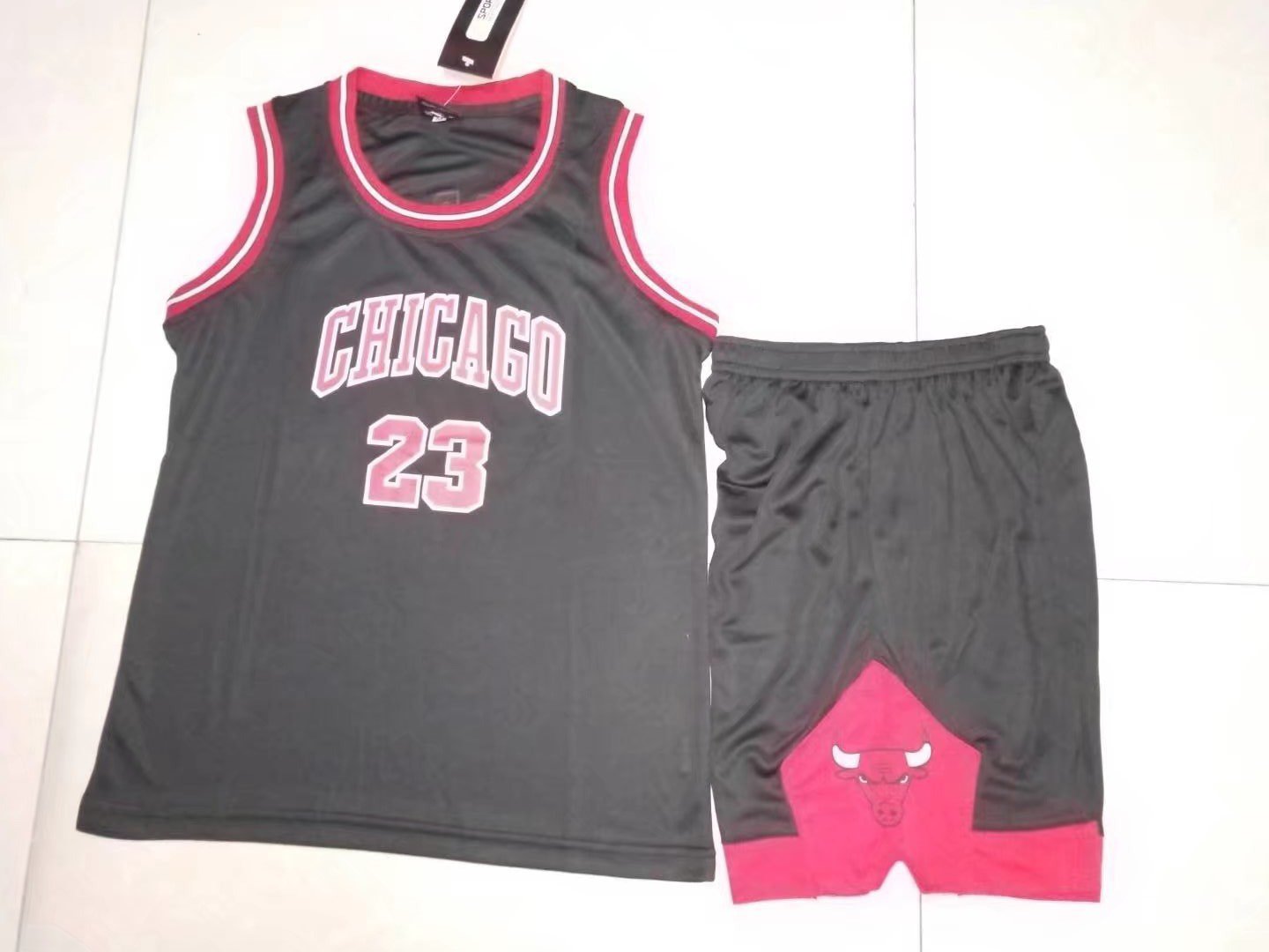 Adult Chicago Bulls Away Basketball Tops Unisex Michael Jordan Basketball Uniform Sport Outfits