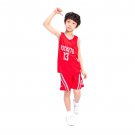 Kid Size James Harden Basketball Uniform Children Houston Rockets Basketball Tops Sport Wear