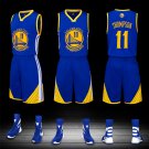 Klay Thompson Team Uniforms Shirts 3 Colors Golden State Warriors Basketball Tops for Adult