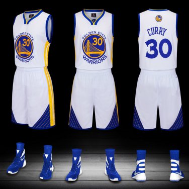 3 Colors Golden State Warriors Children Basketball Shirts Teen Stephen Curry Tops for Kid
