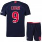 Child PSG Cavani Home Football Uniforms Paris Saint-Germain F.C Di Maria Soccer Tops for Kid
