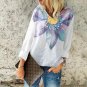Plus Size 2XL Long Sleeve Shirts Crew Neck Tops American Casual Spring Break Clothes