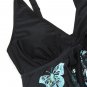 Big Size Women Floral Print Swimsuit Female Plus Size 3XL Swimwear