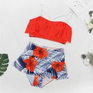 Female Swimming Wear Summer Tank Tops With Boyshorts 5XL Plus Size Swimwear