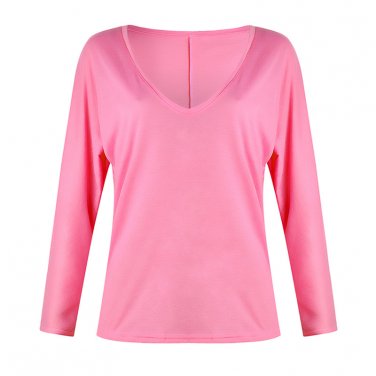 Plus Size XXL Spring Break Clothes American Casual Streetwear Solid Color Blouse
