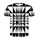 Digital Print Unisex Illusion T-Shirts Short Sleeve Men Misconception Tees