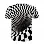 Misconception Tees Super Size 3XL Summer Delusion Tops Geometric Plus Size Streetwear