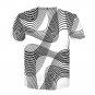 Illusion Print T-Shirts Short Sleeve Misconception Tees Super Size Summer Delusion Tops