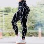 Galaxy Print Jogging Clothing High Waist Athletic Wear Lady Ourdoor Exercise Apparel