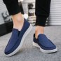 Ulzzang Fall Slip-On Footwear Fall Pea Shoes Men Low Cut Male Autumn Denim Loafers
