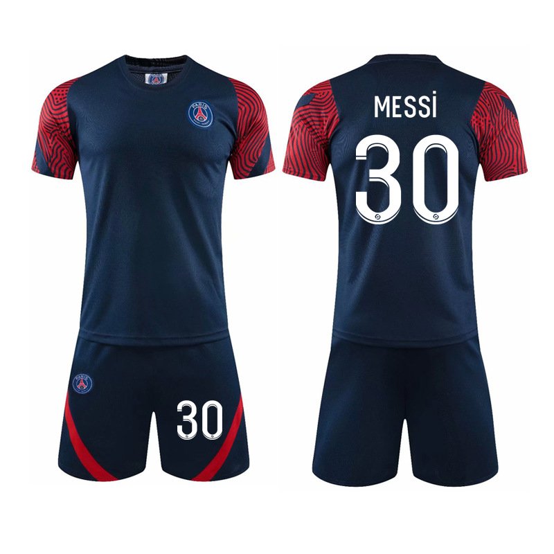Adult Messi Football Uniforms Paris Saint-Germain F.C Home Soccer Tops