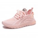 Women Casul Flykniting Shoes Light Weight Summer Breathable Mesh Sport Shoes PQA7701