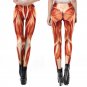 Human Muscle Organ Leggings Woman Comic Pants Printed Trousers KDK2021