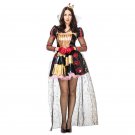 Halloween Costumes Cosplay Princess Fancy Dress Wonderland Queen Dress PQ10662