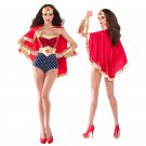 Super Hero Jumpsuit Wonder Woman Costume American Comic Superhero Uniform