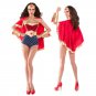 Sexy Super Hero Jumpsuit Wonder Woman Costume Halloween American Comic Superhero Uniform