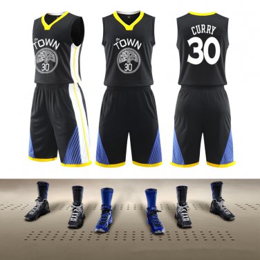 Retro Golden State Warriors Basketball Tops Sport Wear Stephen Curry Basketball Uniform