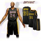 24 Black Mamba Lakers Kits Los Angeles Lakers Tops Kobe Bryant Basketball Uniform LA Outfit