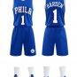 Adult PHI James Harden Basketball Uniform Sport Wear Philadelphia Fan Apparel 76ers Basketball Tops