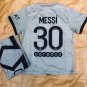 2023 Mbappe Paris Saint-Germain Away Football Outfit Kid Messi Soccer Fan Apparel Child PSG Uniform