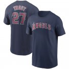 Mike Trout Baseball T-shirt Los Angels # 27 Fan Apparel Major League Baseball Uniform Sport Tops