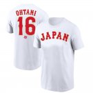Ohtani Shohei T-shirt WBC World Baseball Classic Japaness Team Uniform Sports quick-drying Tops