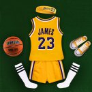 No 23 James Basketball Fan Apparel For Child LA Team Outfit Los Angeles Kits Lakers Tracksuits