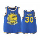 Infants Golden State Warriors Basketball Jumpers Toddlers Stephen Curry Away Basketball Rompers