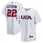 WBC Kershaw T-shirt Fan Apparel World Baseball Classic Sport Tops No 22 USA Team Uniform