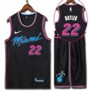 Jimmy Butler Black Eight Miracle Basketball Outfit Miami Heat Basketball Fan Apparel Team Kits