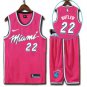 Miami Heat Basketball Fan Apparel Black Eight Miracle Jimmy Butler Basketball Kits Team Outfit