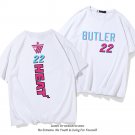Jimmy Butler Fan Apparel Black Eight Miracle Basketball Tops Miami Heat Basketball Cotton T-Shirt