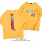 Miami Heat Basketball Fan Apparel Black Eight Miracle Cotton Tops Jimmy Butler Basketball T-shirt