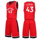 Pascal Siakam Basketball T-shirts Raptors Basketball Kits Toronto Fan Apparel Team Outfit Sport Wear