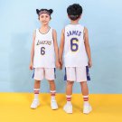 Los Angeles Kits For Boy James Basketball Team Uniform Kid Lakers Clothing LA Basketball Outfit