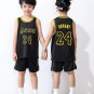 Kobe Bryant Fan Apparel For Kid Basketball Uniform LA Outfit Mamba Lakers Kits Los Angeles Tops
