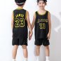 Teen James Basketball Fan Apparel Children Los Angeles Outfit Kid Lakers Basketball Team Uniform