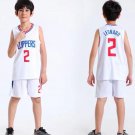 Children Los Angeles Clippers Basketball Fan Apparel Kawhi Leonard Outfit Basketball Team Uniform